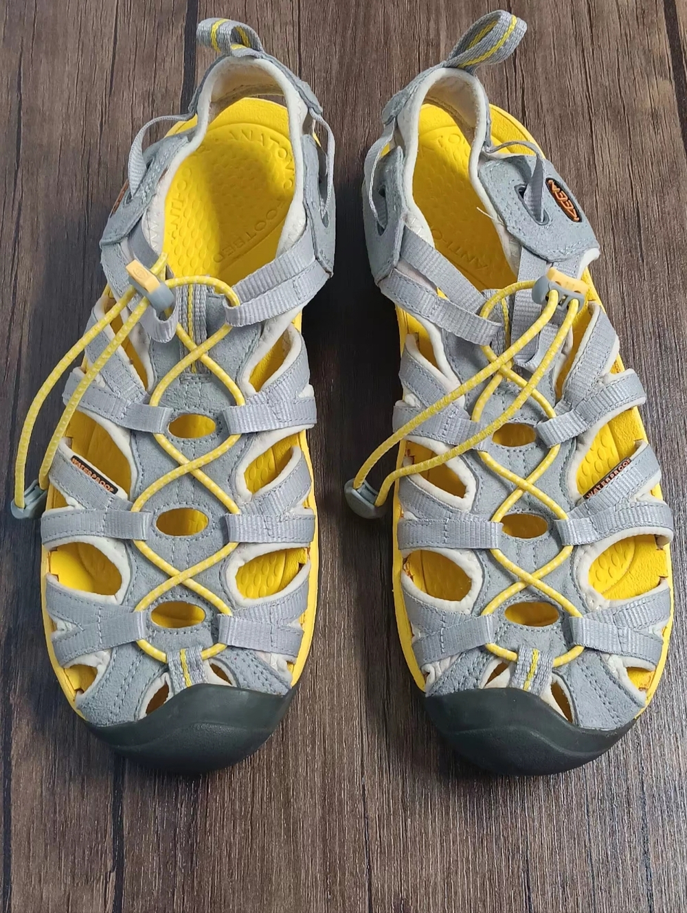 Keen Women's Gray and Yellow Waterproof Sport Sandals